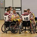 Wigan Warriors Wheelchair were defeated by Leeds Rhinos (Credit: Darren Greenhalgh)