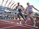 Keely Hodgkinson comes agonisingly close to gold