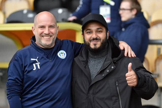 Talal Al Hammad, right, with Dr Jonathan Tobin