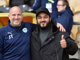 Talal Al Hammad, right, with Dr Jonathan Tobin