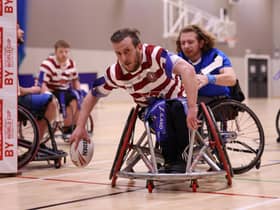 Wigan Warriors Wheelchair overcame London Roosters