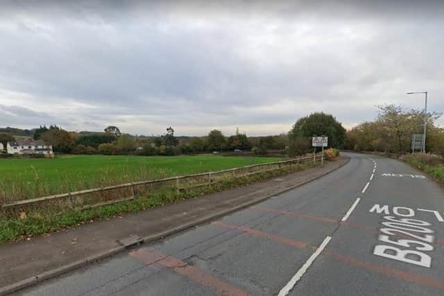 The B5206 Shevington Lane, near the area it is belived the incident took place.