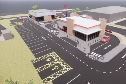 An artist impression for the new Burger King