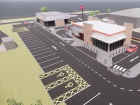 An artist impression for the new Burger King