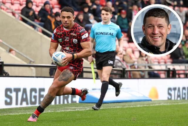 Wigan boss Matt Peet says it's pleasing to see Umyla Hanley take his recent chances at Leigh Leopards