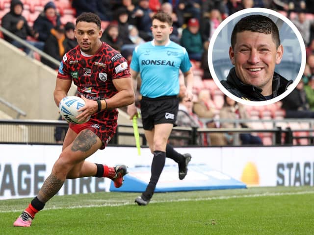Wigan boss Matt Peet says it's pleasing to see Umyla Hanley take his recent chances at Leigh Leopards