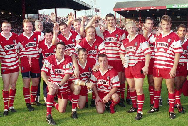 The last Wigan team to play at Central Park, 1999