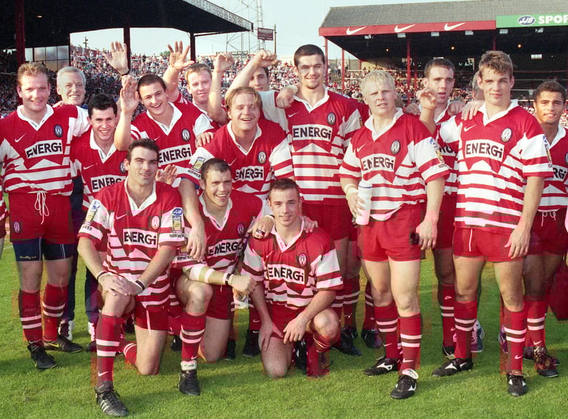 The last Wigan team to play at Central Park, 1999