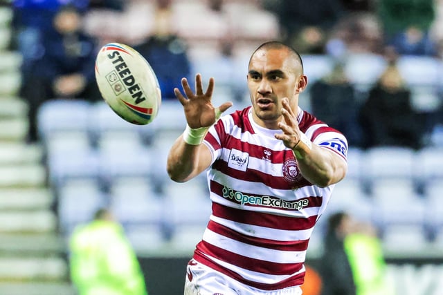 Thomas Leuluai enjoyed his first game at the DW Stadium in the role of club captain.