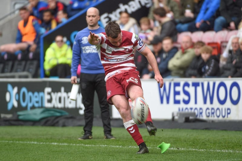 Harry Smith has kicked 34 goals so far this season, which is the third most in Super League.