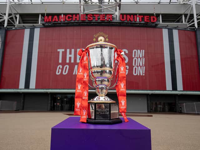A Rugby League World Cup double-header take place at Old Trafford on Saturday