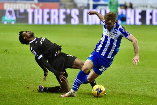 Callum McManaman led Latics from the front on derby day against Bolton