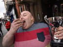 Reigning World Pie Eating Champion Ian Gerrard