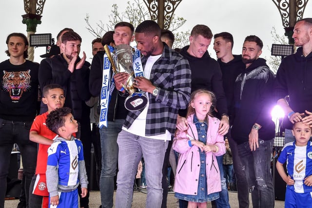 Wigan Athletic hosted their End of Season Party in Mesnes Park
