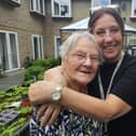 Worthington Lakes resident Rene with the home's manager Kim Jones
