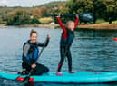 Having fun on the water at Coniston
