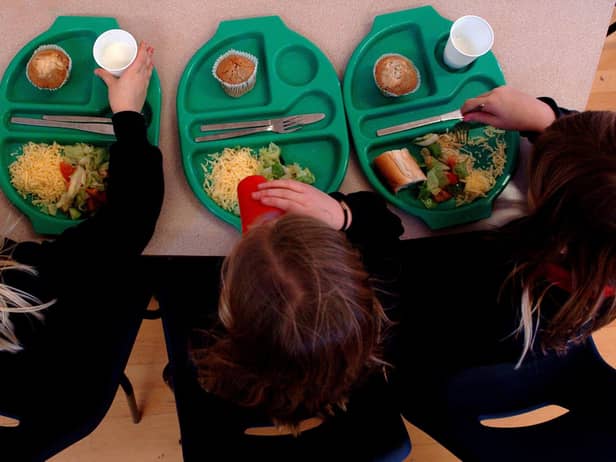 School dinner time