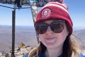 Kelly Griffin at the summit