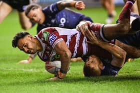 Bevan French completed a hat-trick against Sheffield Eagles in the Challenge Cup