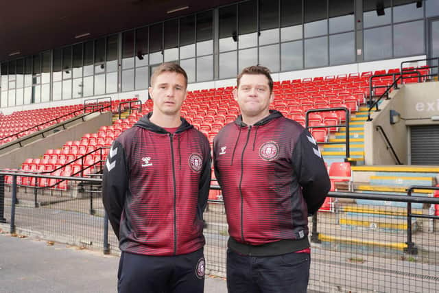 Shane Eccles and John Duffy at Robin Park