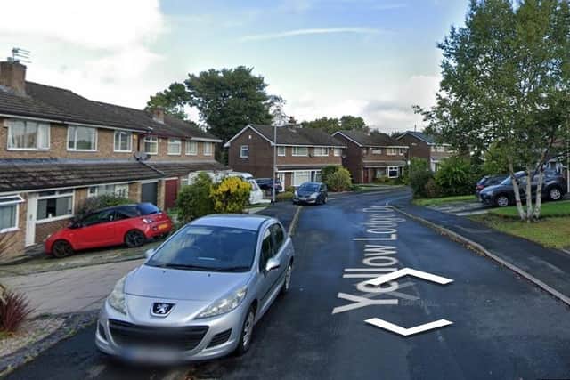 A general view of Yellow Lodge Drive, Westhoughton, where the Ford Transit went up in flames