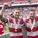 Gil Dudson won the Super League title and the Challenge Cup in 2013 with Wigan