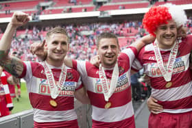 Gil Dudson won the Super League title and the Challenge Cup in 2013 with Wigan