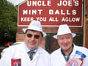 John and Ant at Uncle Joe's Mint Balls.