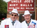 John and Ant at Uncle Joe's Mint Balls.