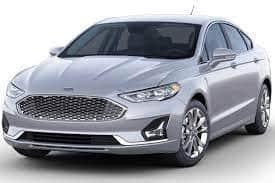 A Ford Fusion similar to the one Hugill is accused of attacking