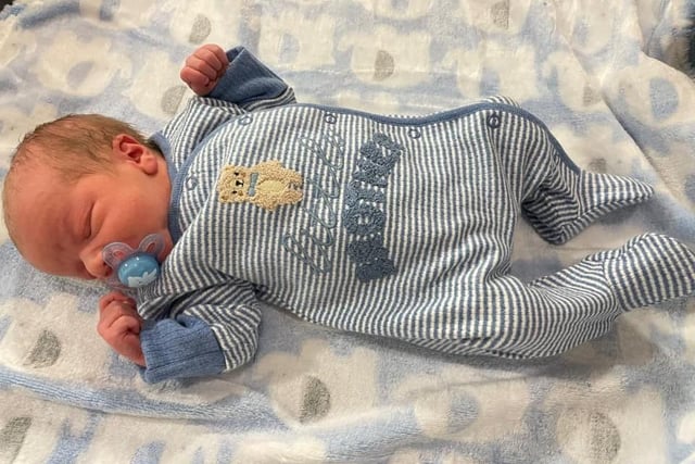 Nicola Higham sent a photo of Baby Jenson-James, born 11.13pm on Christmas Eve, December 24 2022.