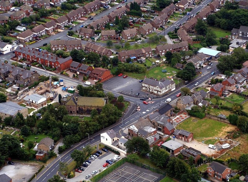View over Billinge, Main Street.