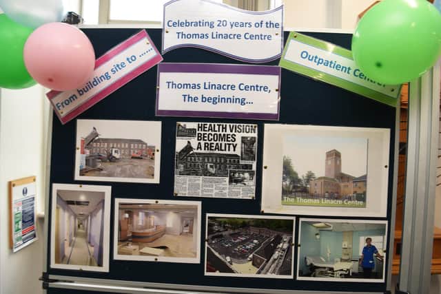 Wrightington Wigan and Leigh Teaching Hospitals Foundation Trust chief executive Silas Nicholls visits the Thomas Linacre Centre (TLC) on the facility's 20th anniversary