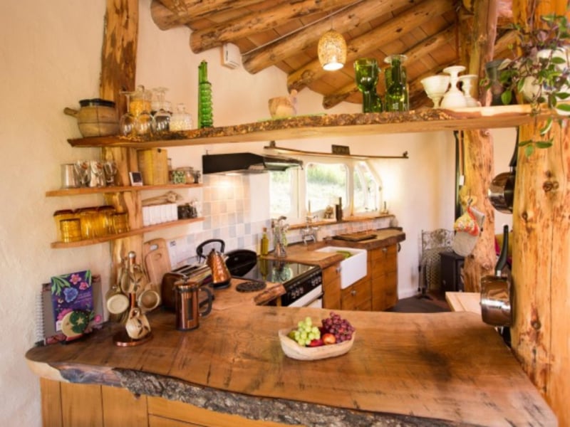 The beautiful kitchen has everything you need to prepare delicious meals.