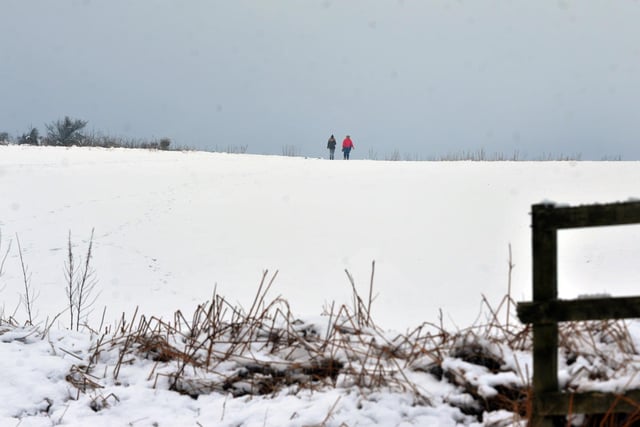 Get your heart racing with a walk uphill at Billinge Lump - and why not take your sledge to ride down?