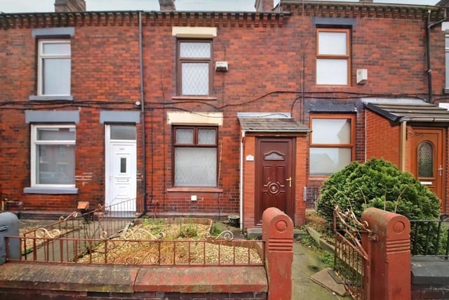 This two-bed terraced property is on offer from £80k