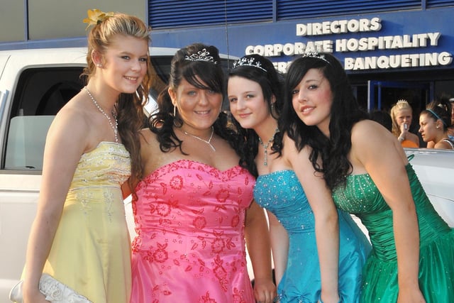 Abraham Guest High School Leavers' Ball, JJB Stadium.
Emily Swift, Nerhys Carruthers, Harmony Kay and Alicia Childerhouse.