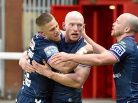 Liam Farrell went over for a hat-trick in the victory