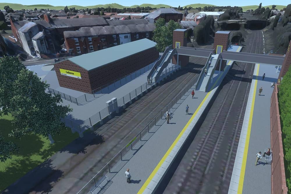 The new Golborne Station would cost £32m