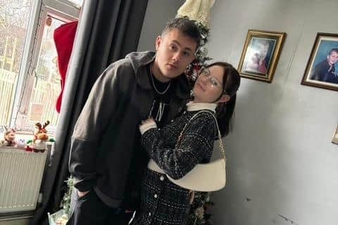 Mellodie-Ocean Jarman with her boyfriend Daniel Darbyshire