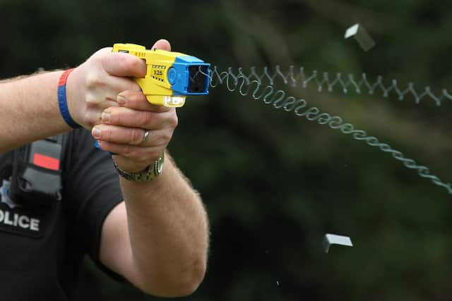 Forceful tactics include the use of Tasers