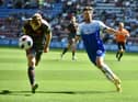 Callum Lang in action against Bristol City