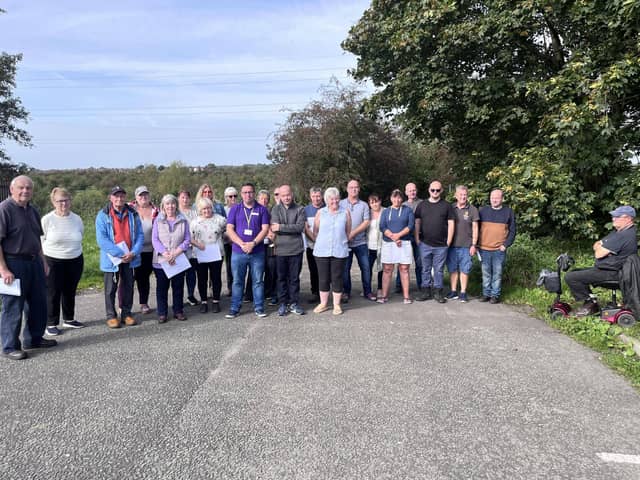 Residents are angered by new plans for 31 homes on the land of Shams Farm off Shakerley Lane, Atherton
