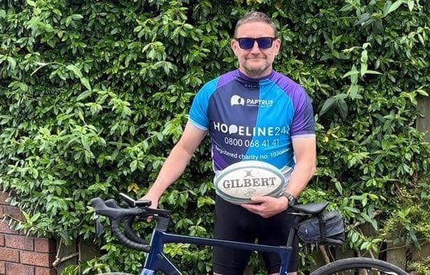 Phil Housley plans to cycle hundreds of miles to raise money for Papyrus, a charity that helps people in mental health crisis