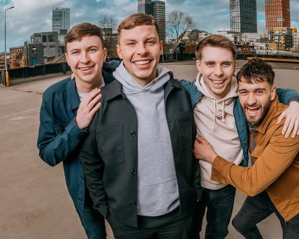 Sam Birchall left, will be stepping back from the band for a short period