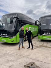 Chris Ashcroft, Managing Director of Ashcrofts Mini Travel with Scott Burke, National Sales Manager