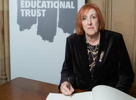 MP Yvonne Fovargue signs the book