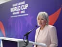Nadine Dorries managed to confuse rugby league with union, while speaking at an event for the Rugby League World Cup.