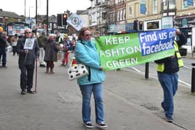 The Keep Ashton Green campaign group have previously held protests against the development in Ashton