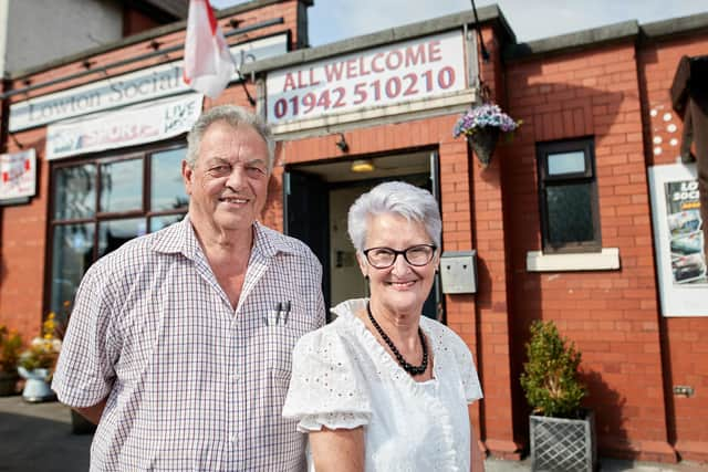 Oaklands and Meadows Residents Association treasurer Mike Norris and secretary Patricia Reynolds